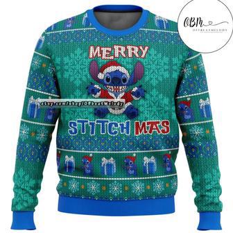 Merry Stitchmas Christmas Ugly Wool Sweater Christmas Gift For Kid Adult | Favorety