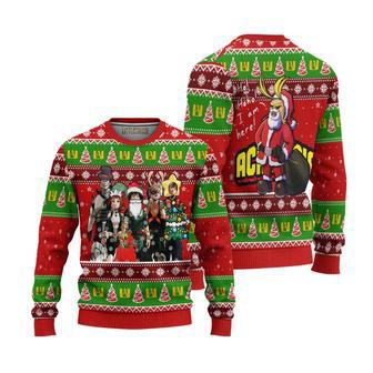 MHA Characters My Hero Academia Ugly Christmas Sweater | Favorety AU