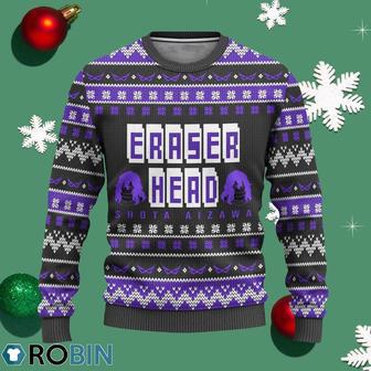 MHA Shota Aizawa Ugly Christmas Sweater Anime Xmas Gift | Favorety UK