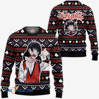 Midari Ikishima Anime Kakegurui Custom Gift For Fan Anime Christmas Ugly Sweater | Favorety DE