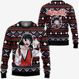 Midari Ikishima Ugly Christmas Sweater Custom Anime Kakegurui Xmas Gifts | Favorety CA