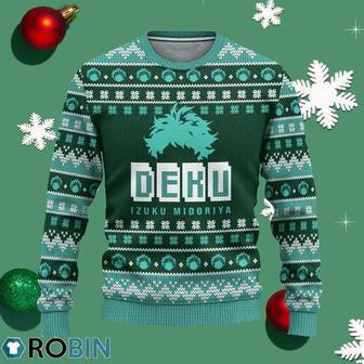 Midoriya My Hero Academia Anime Ugly Christmas Sweater Xmas Gift | Favorety UK