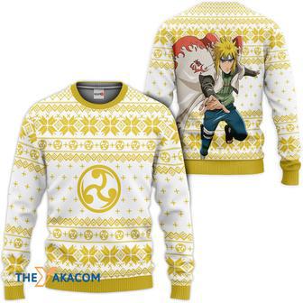 Minato Namikaze Custom Gift For Fan Anime Christmas Ugly Sweater | Favorety CA