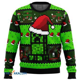 Minecraft Creepr Gift For Fan Anime Christmas Ugly Sweater | Favorety DE