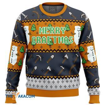 Minecraft Minecraftmas Gift For Fan Anime Christmas Ugly Sweater | Favorety AU