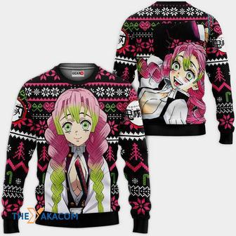 Mitsuri Kanroji Kimetsu no Yaiba Anime Custom Gift For Fan Anime Christmas Ugly Sweater | Favorety AU