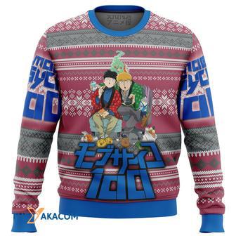 Mob Psycho Alt Gift For Fan Anime Christmas Ugly Sweater | Favorety AU