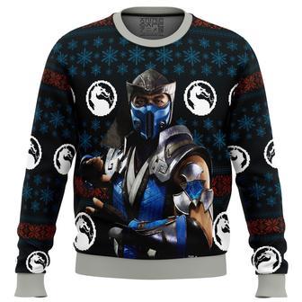 Mortal Kombat Sub Zero Ugly Christmas Sweater | Favorety