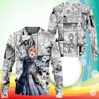 Mushoku Tensei Rudeus Greyrat Sweatshirt Manga Mix Anime Printed Sweaters | Favorety AU