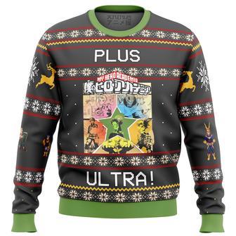 My Hero Academia Boku No Plus Ultra Ugly Christmas Sweater | Favorety DE