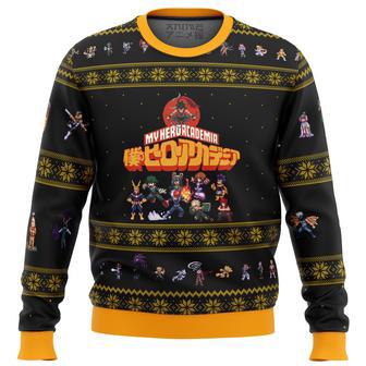 My Hero Academia Boku No Sprites Ugly Christmas Sweater | Favorety CA