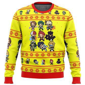 My Hero Academia Boku No Students Ugly Christmas Sweater | Favorety DE