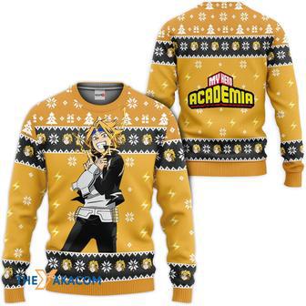 My Hero Academia Denki Kaminari Custom Gift For Fan Anime Christmas Ugly Sweater | Favorety AU