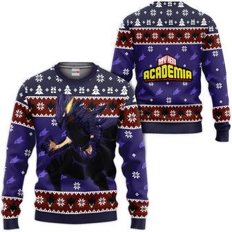 My Hero Academia Fumikage Tokoyami Custom Anime Ugly Christmas Sweater | Favorety