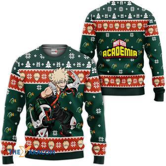 My Hero Academia Katsuki Bakugo Custom Gift For Fan Anime Christmas Ugly Sweater | Favorety CA