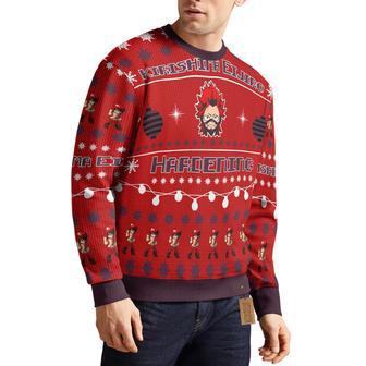 My Hero Academia Kirishima Eijiro Ugly Christmas Sweater | Favorety