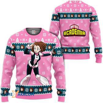 My Hero Academia Ochako Uraraka Custom Gift For Fan Anime Christmas Ugly Sweater | Favorety UK