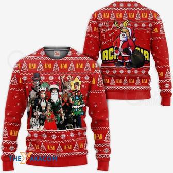 My Hero Academia Santa Anime Custom Gift For Fan Anime Christmas Ugly Sweater | Favorety CA