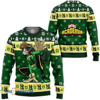 My Hero Academia Tsuyu Asui Custom Gift For Fan Anime Christmas Ugly Sweater | Favorety