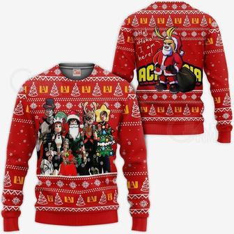 My Hero Academia Ugly Christmas Sweater Santa Anime Xmas Gift | Favorety DE