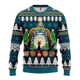 My Neighbor Is Totoro Anime Christmas Ugly Christmas Sweater | Favorety UK