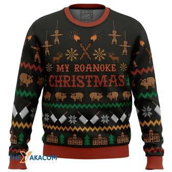 My Roanoke Christmas American Horror Story Custom Gift For Fan Anime Christmas Ugly Sweater | Favorety AU