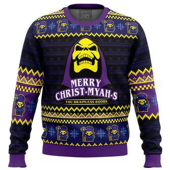 MYAH-rry Christ-MYAHs He-Man Ugly Christmas Sweater | Favorety