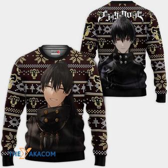 Nacht Faust Anime Black Clover Custom Gift For Fan Anime Christmas Ugly Sweater | Favorety DE