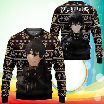 Nacht Faust Ugly Christmas Sweater Anime Black Clover Xmas Gifts | Favorety DE