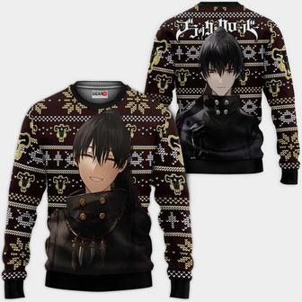 Nacht Faust Ugly Christmas Sweater Custom Anime Black Clover Xmas Gifts | Favorety