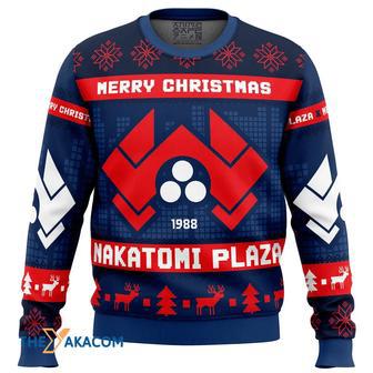 Nakatomi Plaza Die Hard Gift For Fan Anime Christmas Ugly Sweater | Favorety CA