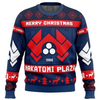 Nakatomi Plaza Die Hard Ugly Christmas Sweater | Favorety CA