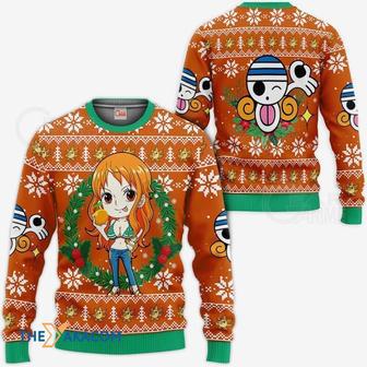 Nami One Piece Anime Gift For Fan Anime Christmas Ugly Sweater | Favorety