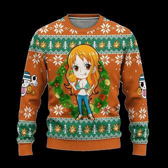 Nami One Piece Anime Ugly Christmas Sweatshirt Xmas Gift | Favorety AU