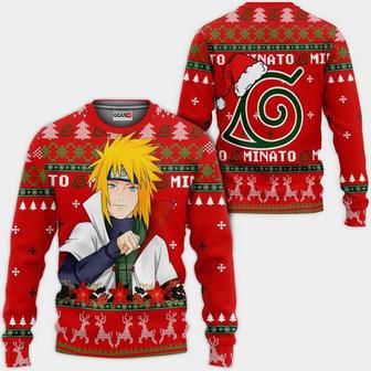 Namikaze Minato Ugly Christmas Sweater Custom Naruto Anime Xmas Gifts | Favorety