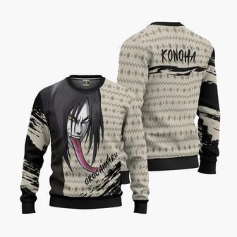 Naruto Orochimaru Ugly Christmas Knitted Sweatshirt | Favorety