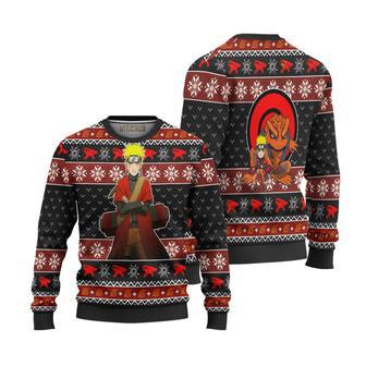 Naruto Sage Mode Gamakichi Knitted Ugly Christmas Sweater | Favorety