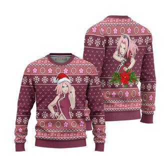 Naruto Sakura Age Ugly Christmas Sweater | Favorety UK