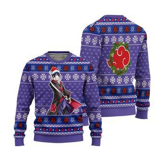 Naruto Sasuke Akatsuki Ugly Christmas Sweater | Favorety AU