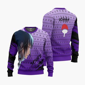 Naruto Uchiha Sasuke Ugly Christmas Knitted Sweatshirt | Favorety