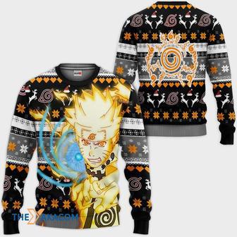 Naruto Uzumaki Bijuu Custom Gift For Fan Anime Christmas Ugly Sweater | Favorety UK