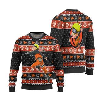 Naruto Uzumaki Running Knitted Ugly Christmas Sweater | Favorety AU