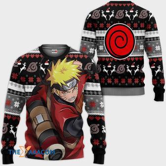 Naruto Uzumaki Sage Custom Anime Custom Gift For Fan Anime Christmas Ugly Sweater | Favorety CA