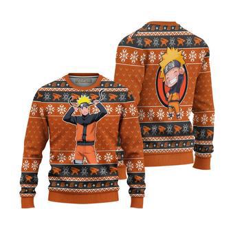 Naruto Uzumaki Shippuden Knitted Ugly Christmas Sweater | Favorety