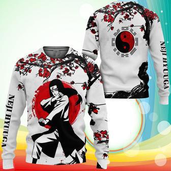 Neji Hyuga Sweatshirt Japan Style Naruto Anime Printed Sweaters | Favorety AU