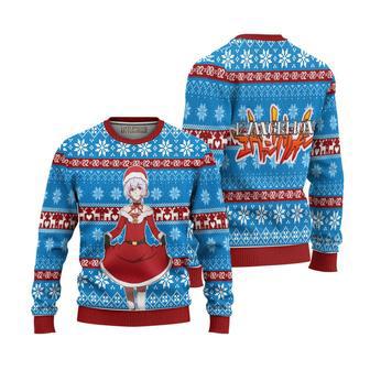 Neon Genesis Evangelion Rei Ugly Christmas Sweater | Favorety AU