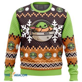 New Baby Yoda Star Wars Gift For Fan Anime Christmas Ugly Sweater | Favorety DE