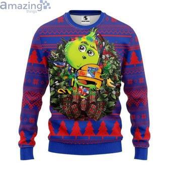 New York Rangers Grinch Hug Christmas Ugly Wool Sweater Christmas Gift For Kid Adult | Favorety CA