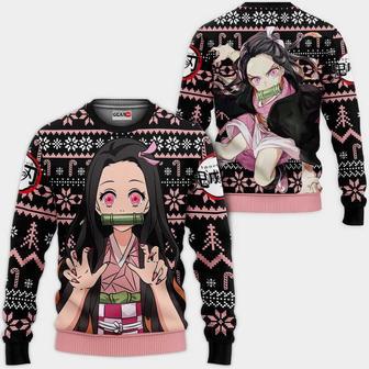 Nezuko Ugly Christmas Sweater Custom Anime Kimetsu Xmas Gifts | Favorety DE