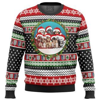 Nine Titans Attack on Titan Ugly Christmas Sweater | Favorety CA